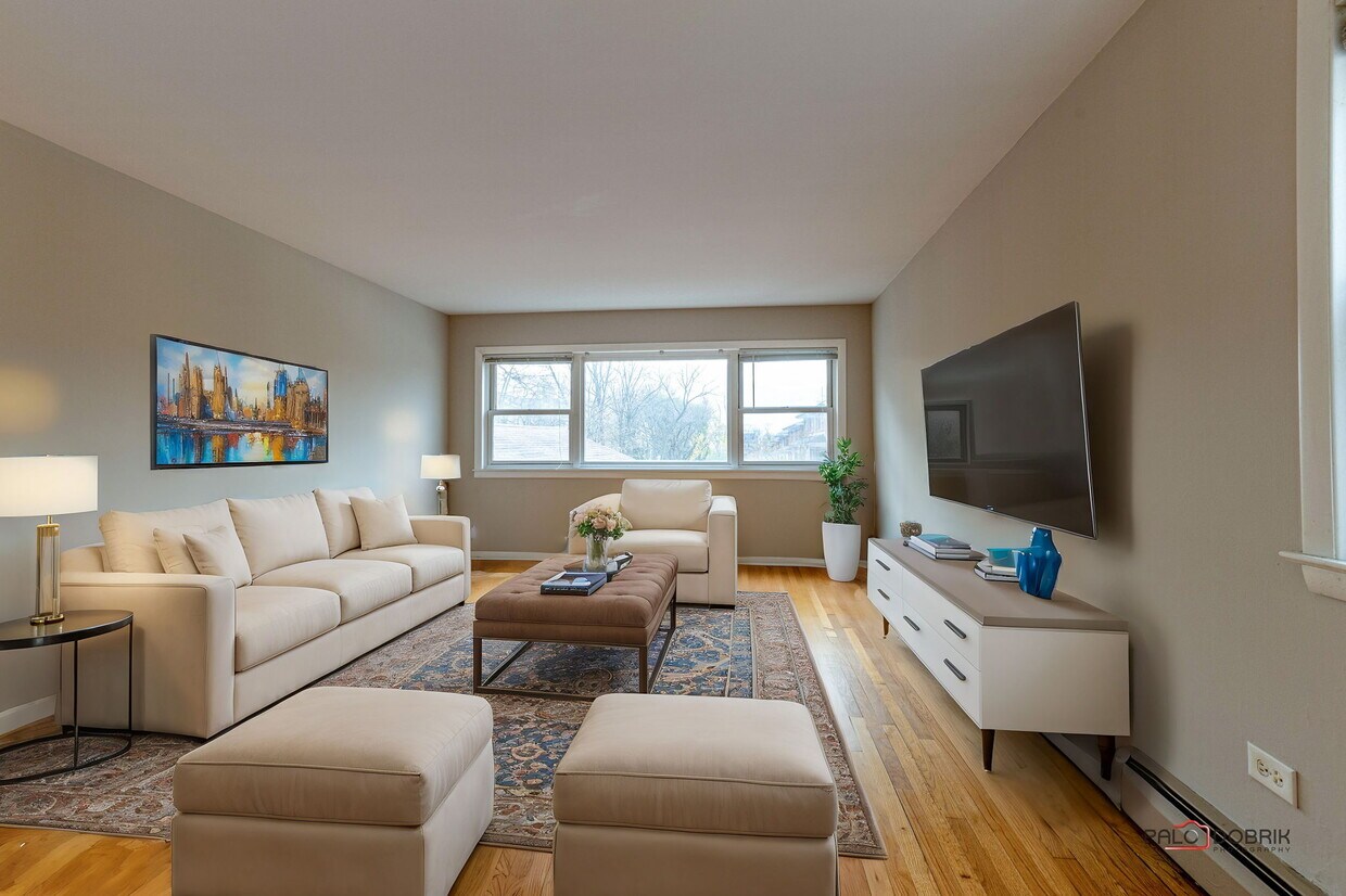 Living room - 207 E Palatine Rd
