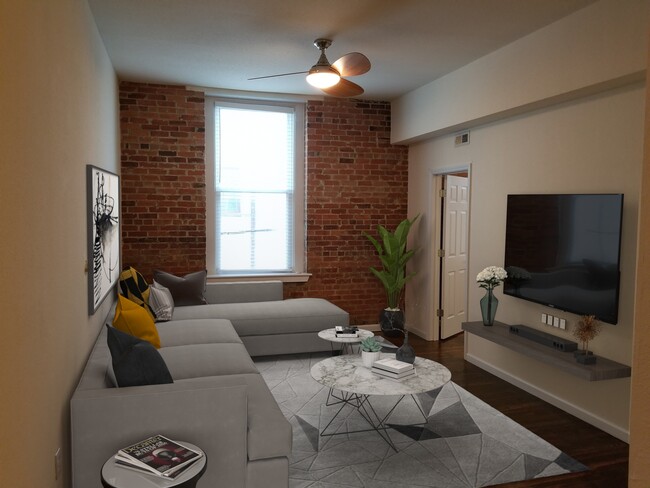 Beautiful exposed brick walls - 304 N Front St