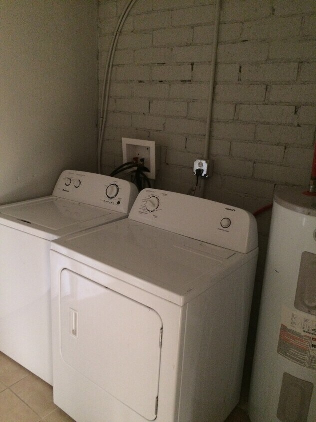 Laundry in closet - 840 w 7th st