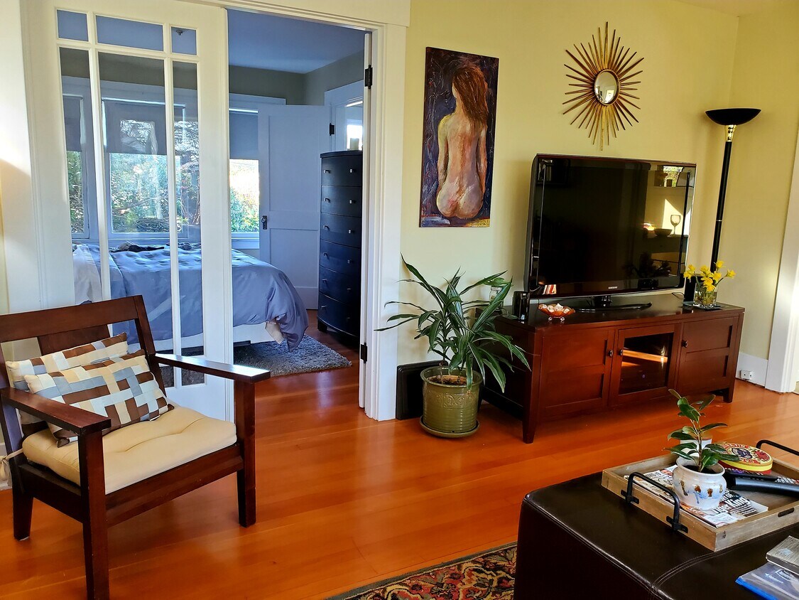 Upstairs living room, main bedroom in background - 6308 SW Marguerite Ct