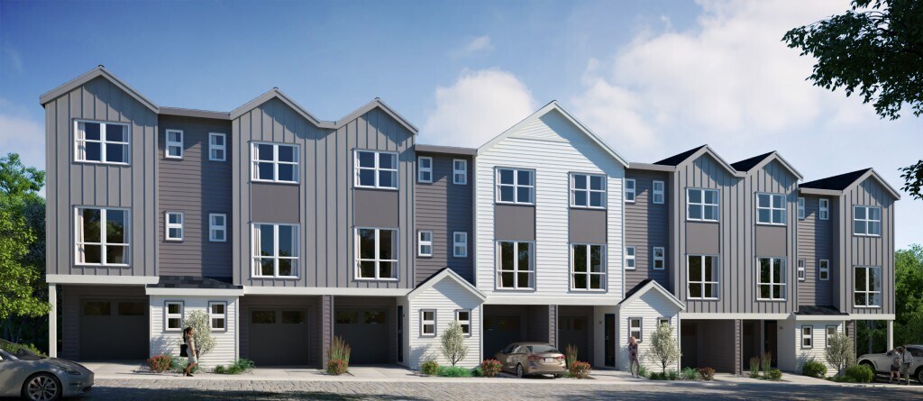 Front of townhome (rendering by builder) - 3465 W 63rd Ave
