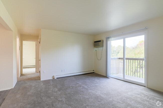 2 BR, 1 BA - Living Room - Breton Court