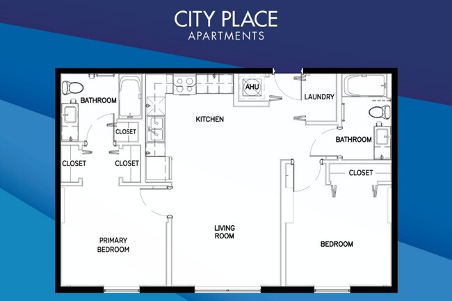 2 bd 2 bath - City Place Apartments