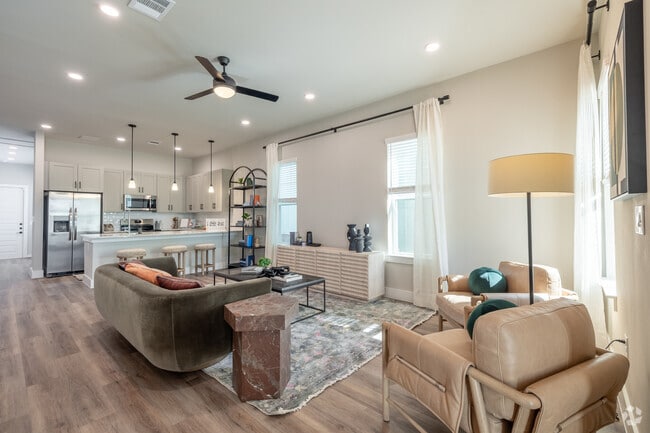 3BR, 2.5BA - 1,616SF - Living Room - Braunwood at Town Creek