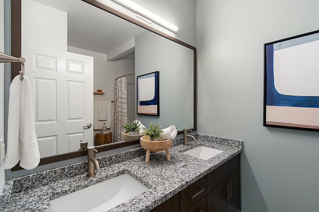 New lighting and fixtures in bathrooms - The Timbers at Issaquah Ridge