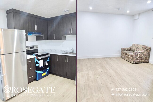 Photo du bâtiment - Cozy 1-Bedroom Basement Apartment with Parking in North London