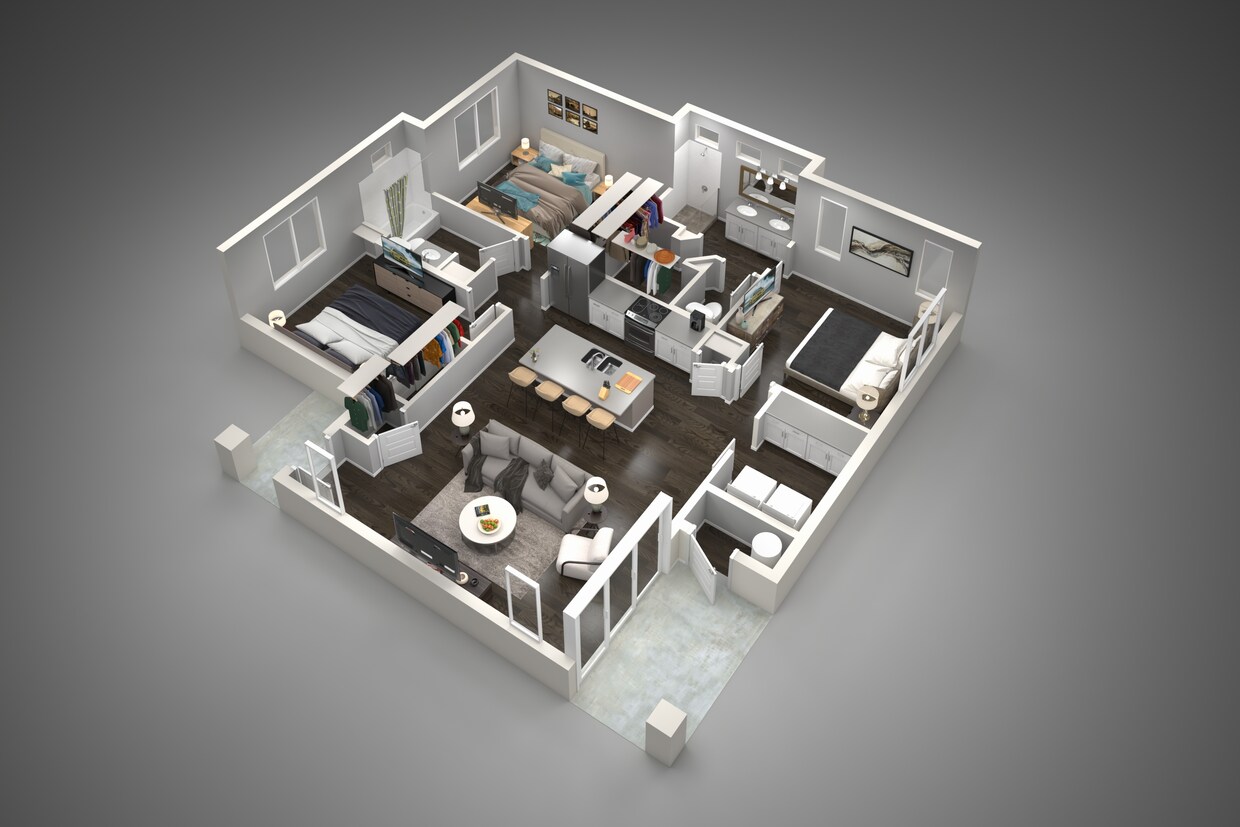 EVR_Porter_Plano_3D.jpg - EVR Bella Vista