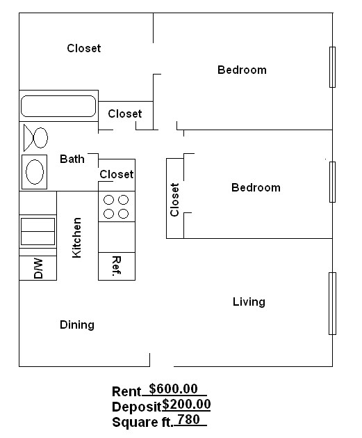 2HAB/1BA - Maplewood Manor