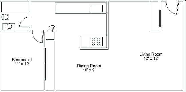 1BR/1BA - Revere House