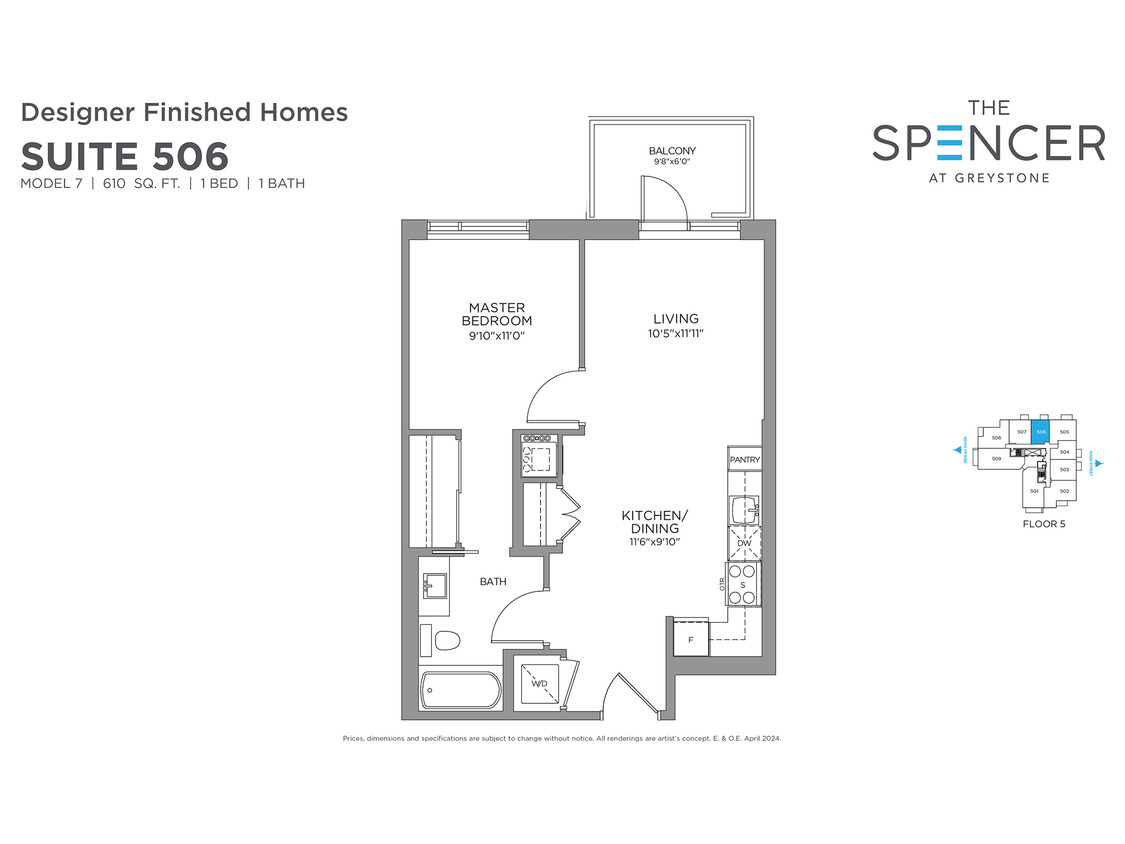 Primary Photo - Suite 506 - The Spencer At Greystone