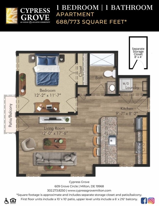 Interior Photo - Cypress Grove