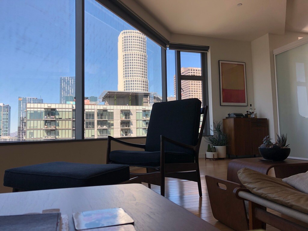 Living room area - 801 S Grand Ave