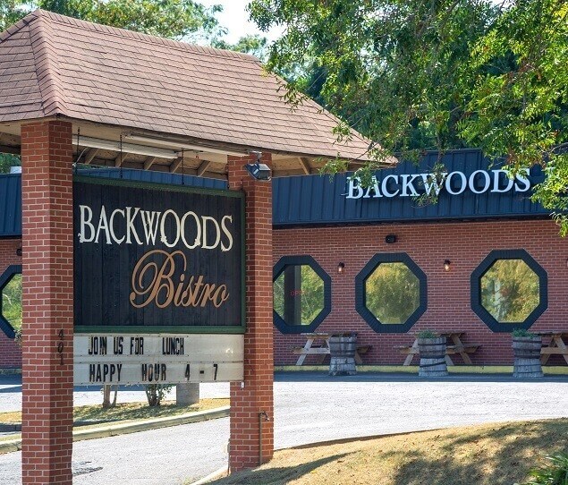 The popular Backwoods Bistro began in neighboring Sopchoppy, Florida