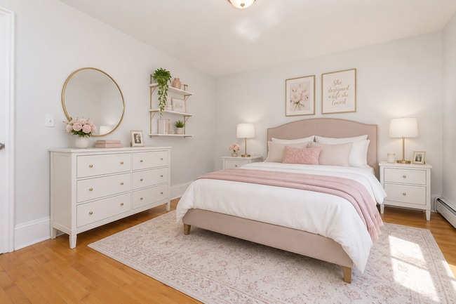 Photo - Newly painted 3-Bed 2nd floor unit with Large Windows & Hardwood Floors at 755 Somerville Ave Apartment