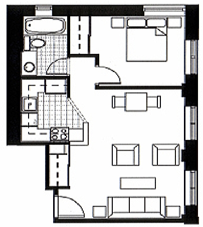 1BR/1BA - Strathclyde