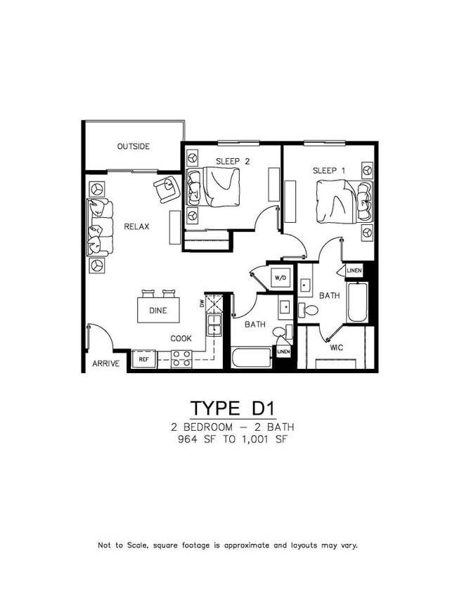 Building Photo - Unit Type: D1 | 2 Bed | 2 Bath