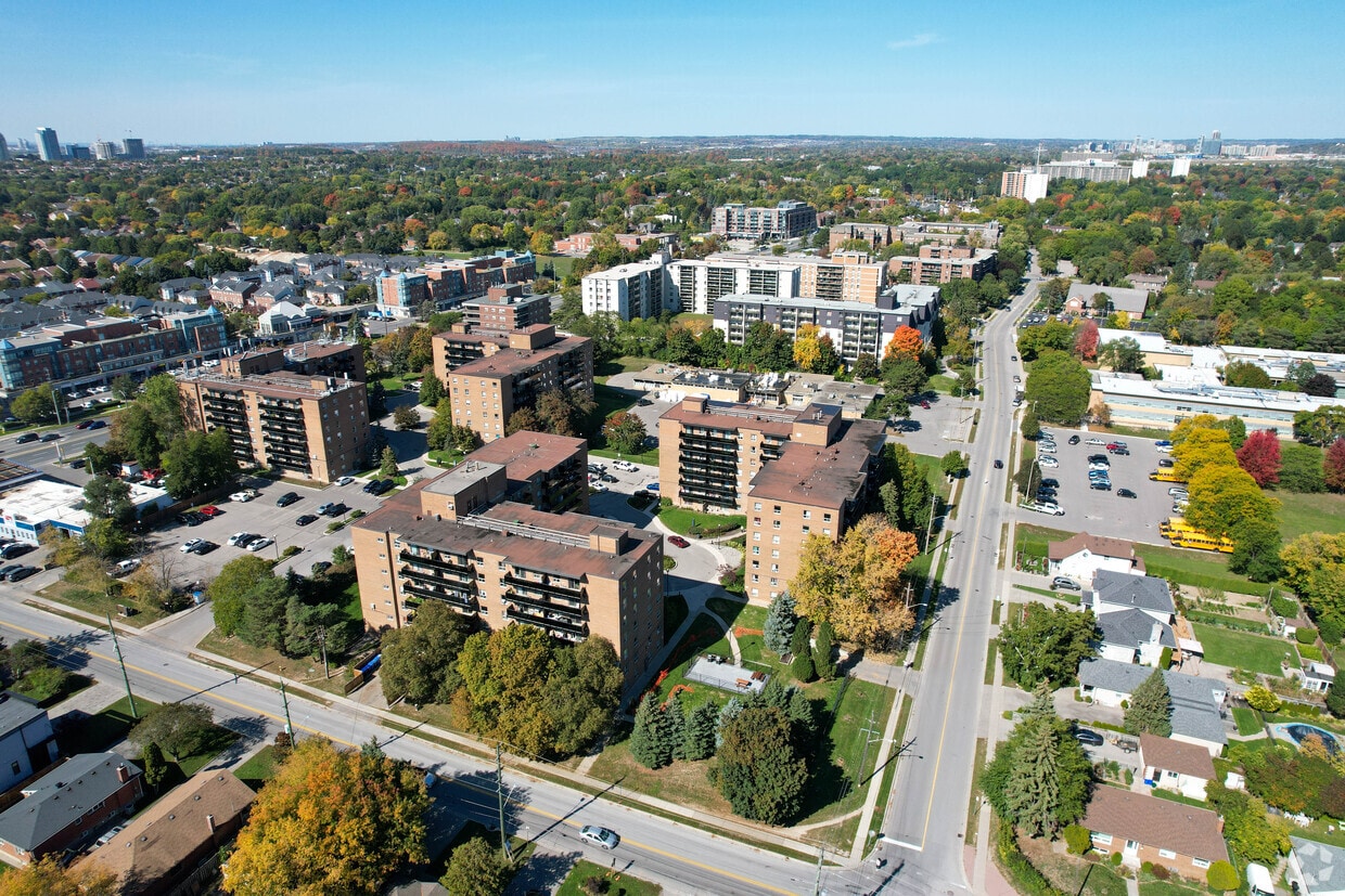 Aerial Photo - 7411 & 7433 Yonge St. and 20 & 30 Clarke Ave