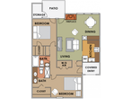 Two Bedroom Two Bathroom