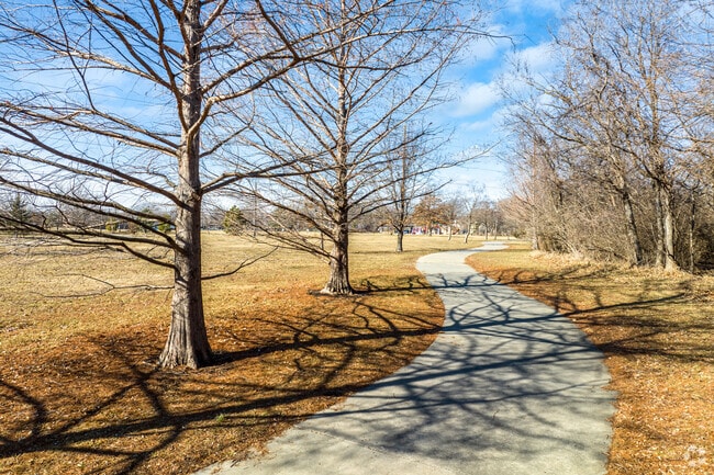 Brougham Park is a well-liked green area and walking path in Olathe.