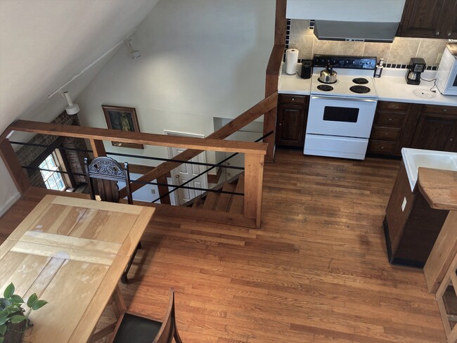 Living room/kitchen in the loft - 967 Breckinridge Mill Rd