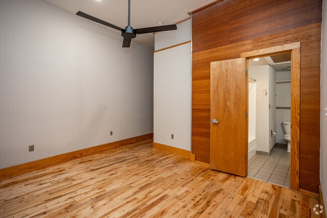 2BR, 1BA - 1,479SF - Unit 207 - Primary Bedroom - Emporium Lofts