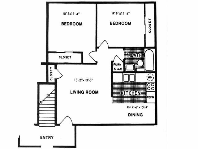 Dos habitaciones - Chatham Square Apartments