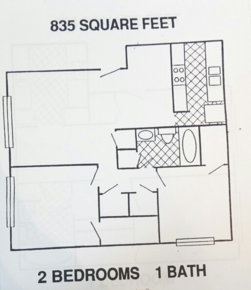 Floorplan - Bordeaux Apartments