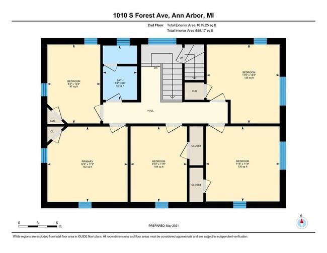 plano de planta - 1010 S Forest Ave