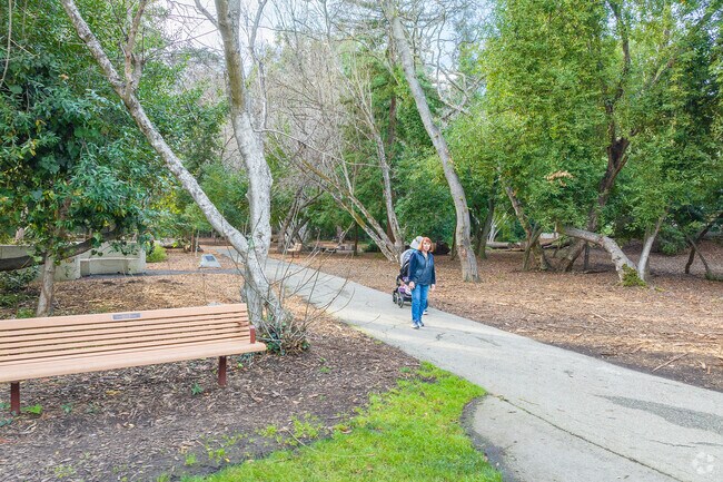 Twin Pines Park is in the Carlmont neighborhood in Belmont, CA.