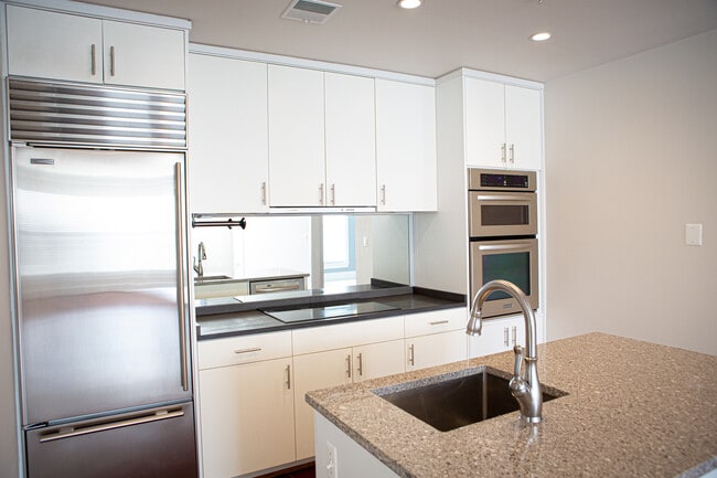 Kitchen: Sub-Zero, Induction cooktop, Oven, Microwave, Dishwasher, Garbage Disposal - 900 N Washington St