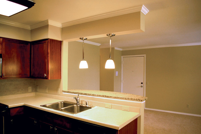 Breakfast bars in our Urban finish package - Yorktown Apartments