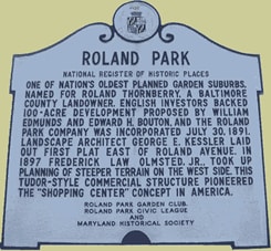 Roland Park History - 4201 Roland Ave