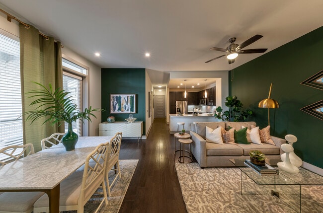 Two Bedroom Model Home Living Room - The Lyla