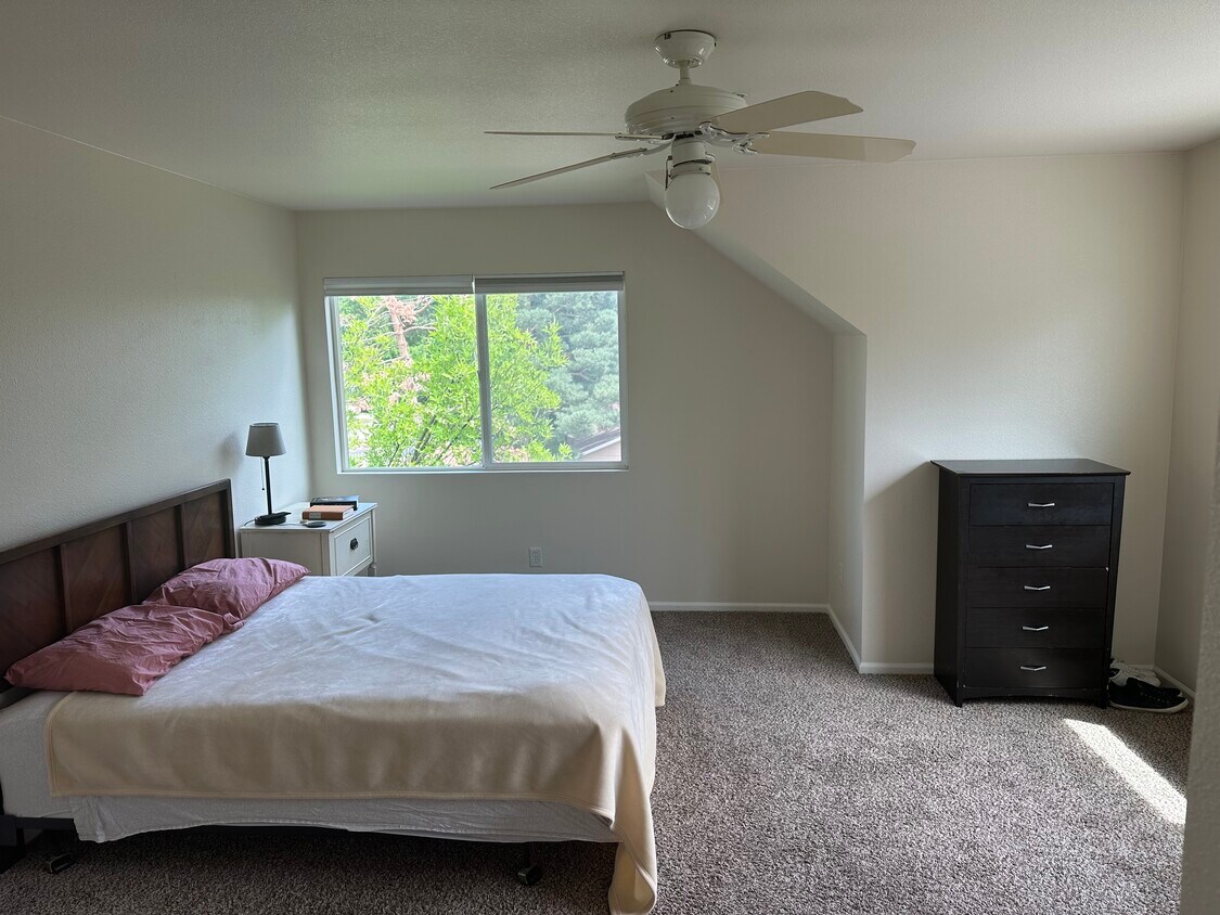 Dormitorio principal con vestidor y baño completo. - 121 E Swallow Rd