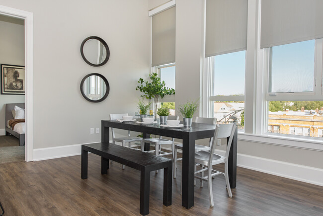 Dining Room with sample furniture - 1391 Hertel Ave