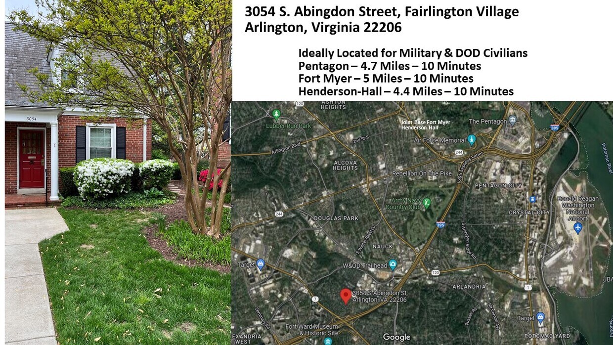 3054 S Abingdon St, Arlington, VA 22206 Townhouse for Rent in