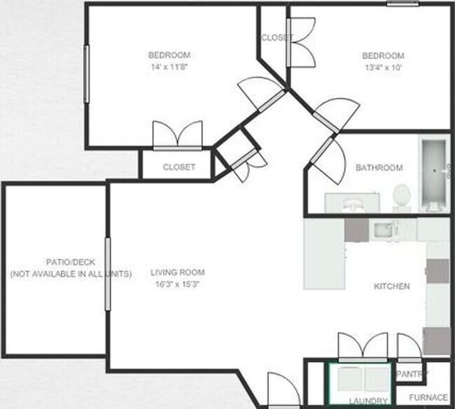 Photo - $1,395 | 2 Bedroom, 2 Bathroom Condo | Pets Negotiable* | Available for July 1st, 2026 Move In!