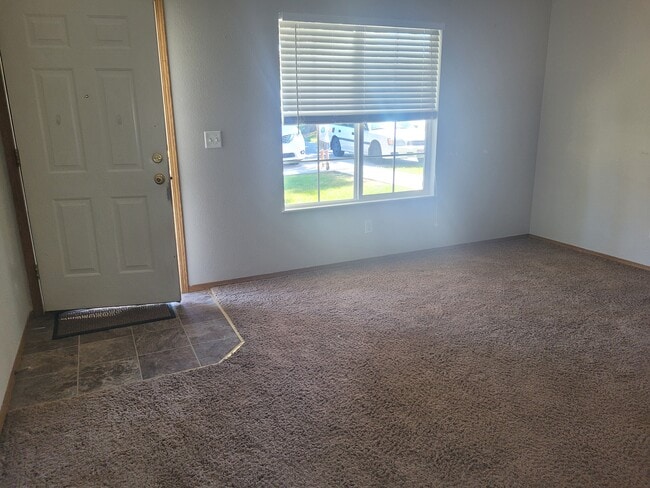 Front door and window to driveway - 1415 E Maple St