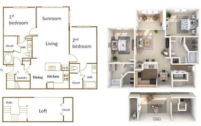 plano de planta - 704 Bristol Village Dr