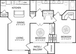 2 bedroom 2 bath