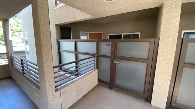 Front of unit - 1 of 2 patios - 11815 Laurelwood Dr