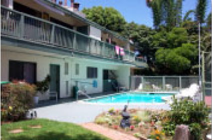 Pool Area - Pelican Cove Apartments