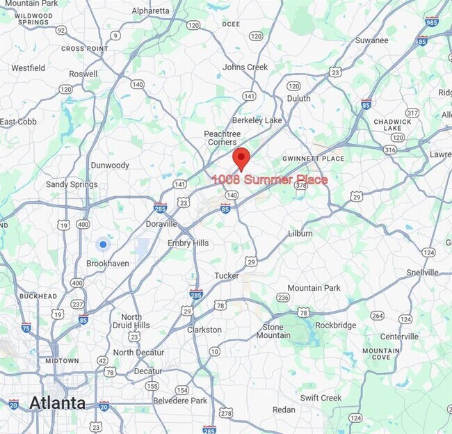 1008 Summer Pl NW, Norcross, GA 30071 Townhome Rentals in Norcross GA