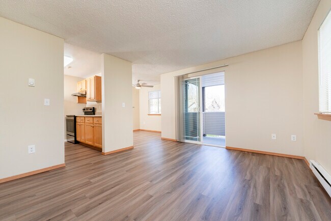 Sala de estar 1x1 - Terrace on Meridian Apartments