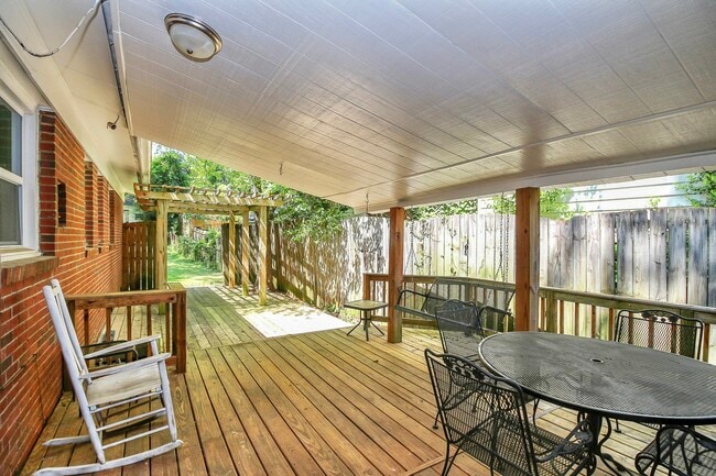 back patio - 4234 Firwood Ln