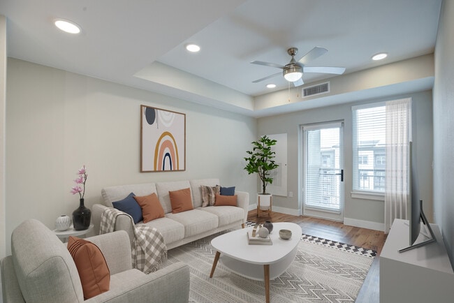 Spacious Living Room - Flatiron Flats Apartments