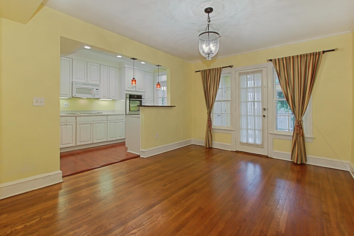 Dining room and kitchen - 1715 37th St NW