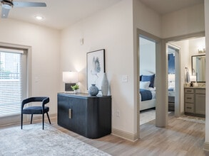 The Perdido: 1BR, 1BA- Living Room - The Flats at Ransley