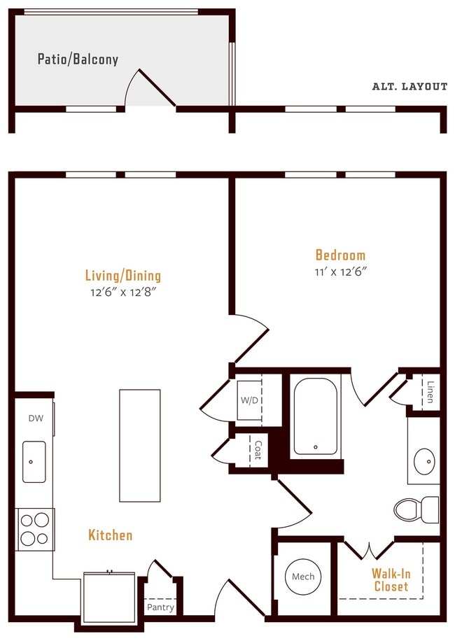 Floorplan - Alexan Pena Station