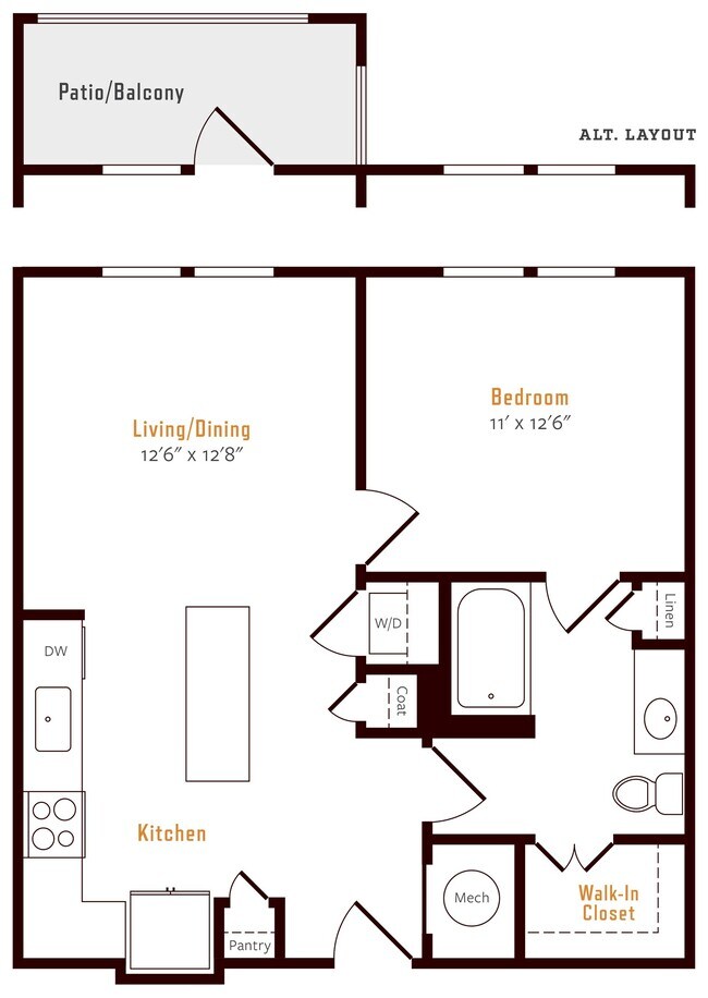 Plano de planta - Alexan Pena Station West